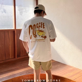 TOMORROW- เสื้อOVERSIZE/Premium ลาย COFFEE