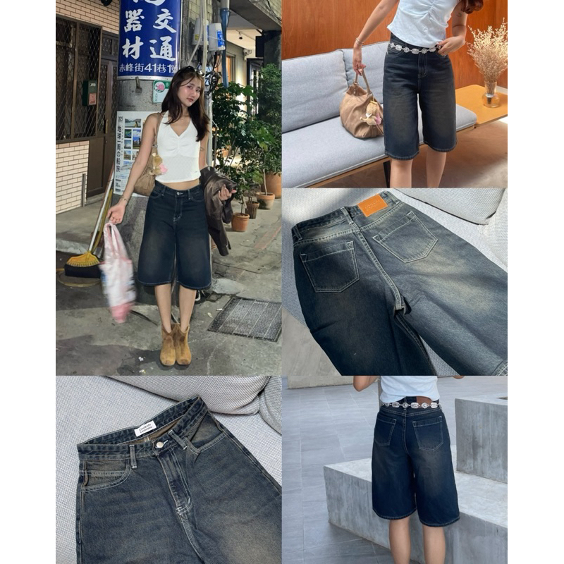 Coolkids.Coolcute | Kim Jorts Jeans กางเกงยีนส์ขาสั้น ทรงนี้มาแรงมาก