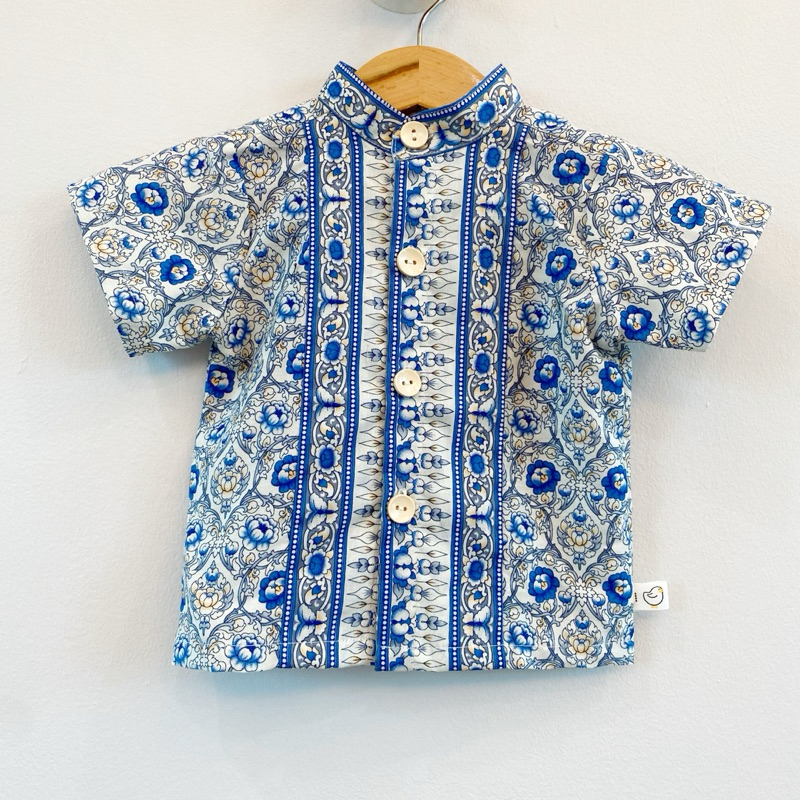 เสื้อไทยเด็กชาย ชุดไทยเด็กชาย (12 ลาย) 6เดือน-6 ขวบ
