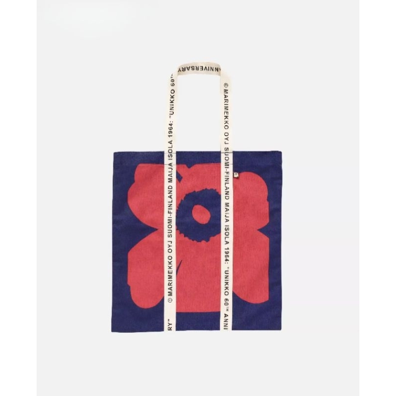 MARIMEKKO CARRIER MIDI UNIKKO TOTE BAG กระเป๋าผ้า พร้อมส่ง แท้100%