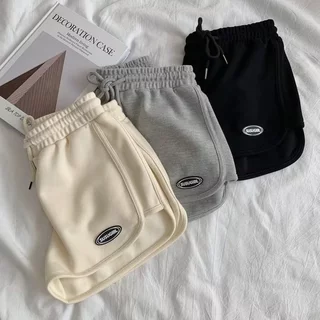 CC-30603 กางเกงขาสั้นสไตล์สปอร์ตหญิง ขาเว้า ผ้าไม่หนาไม่บาง ผ่อนคลาย ใส่อยู่บ้าน