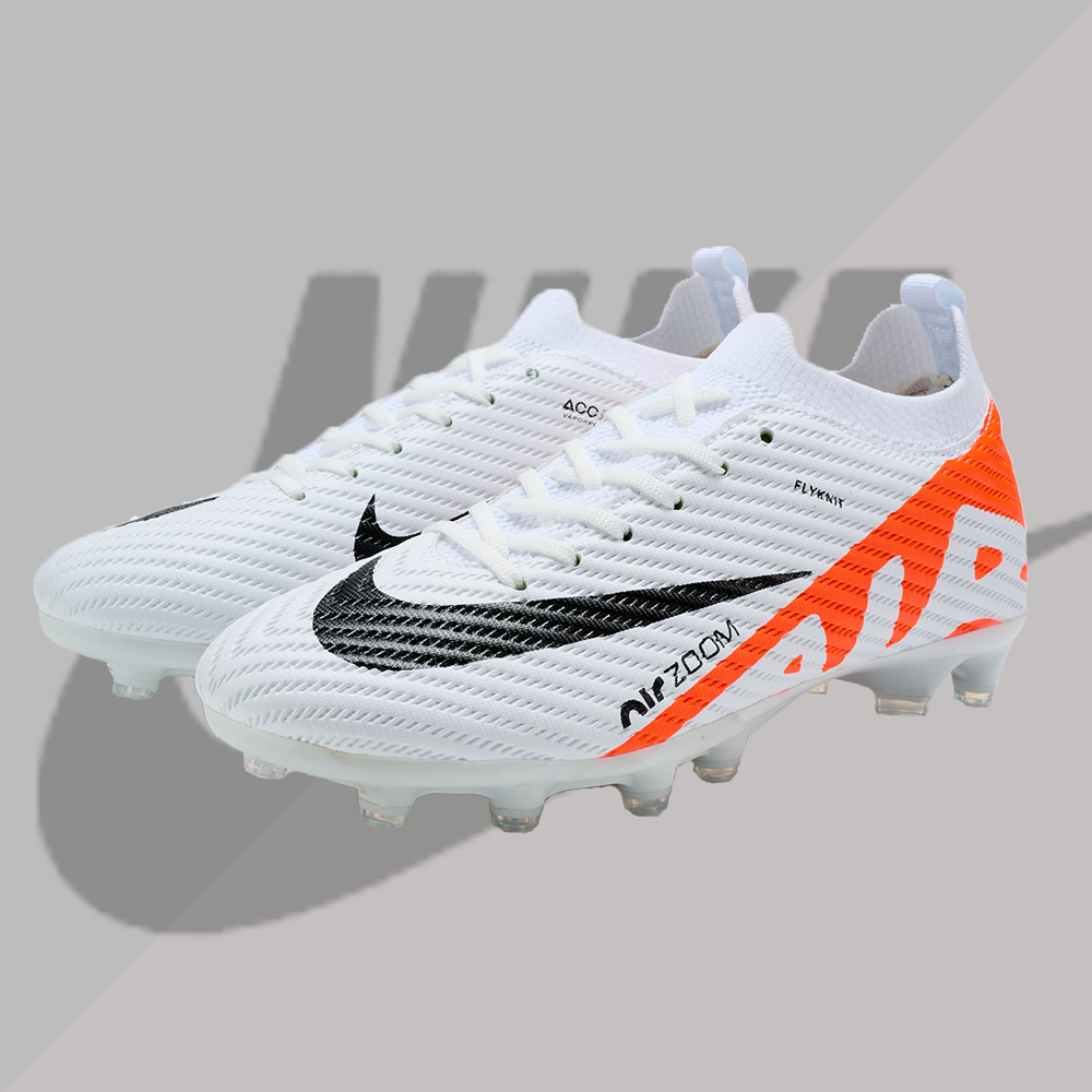 Vapor 15 Elite FG รองเท้าฟุตบอล Ronaldo Long Nail Mbappe Air Cushion AG Long Nail ไซซ์:37-45