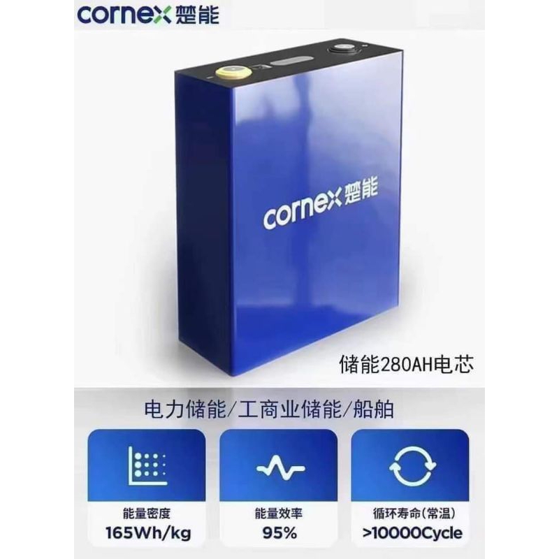 ลิเธี่ยมฟอสเฟสCornex3.2v280ah