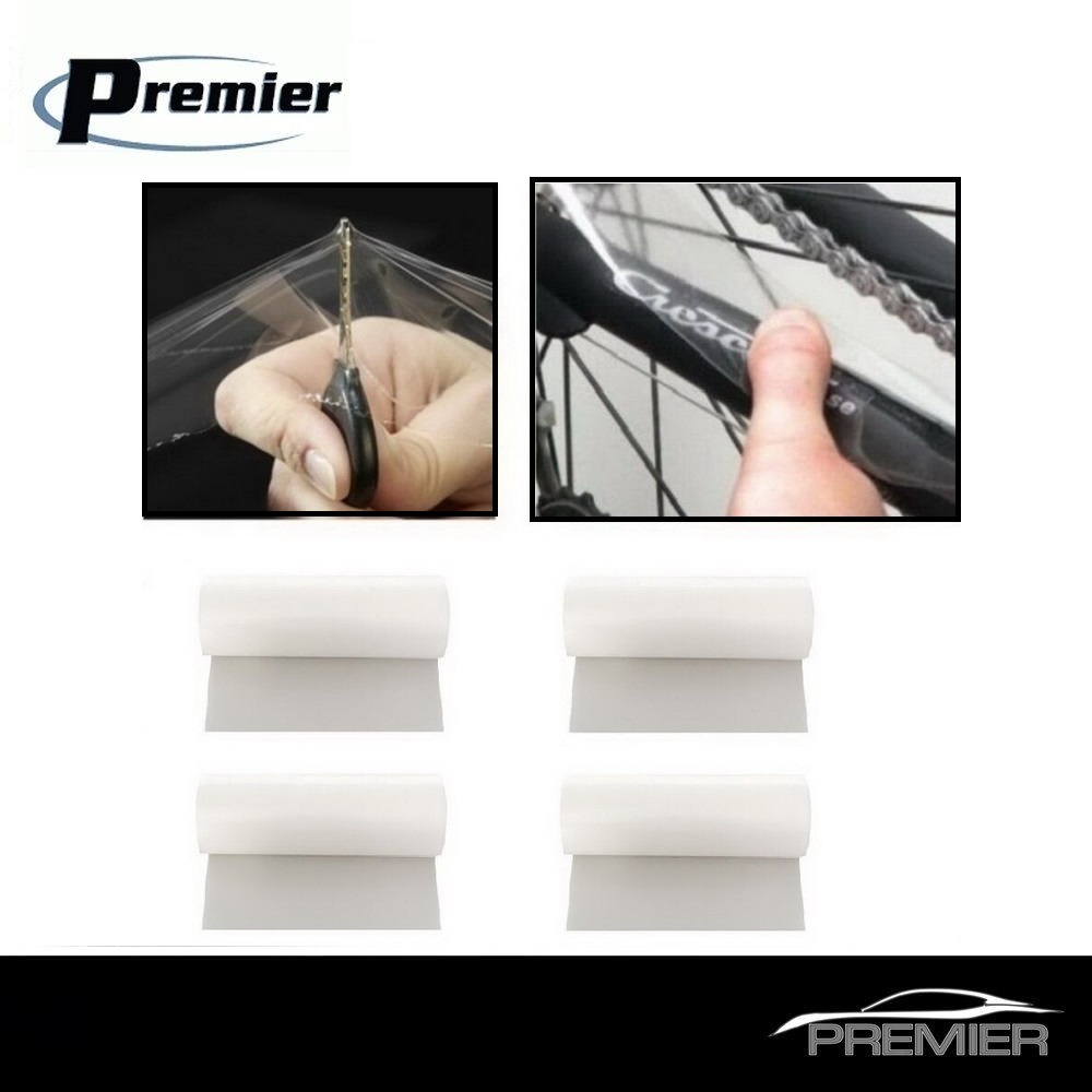 ฟิล์มใสกันรอยจักรยาน ขนาด 4.5x60ซม.(x4เส้น) Brand Protection Film Bicycle
