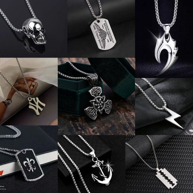 สร้อยคอแฟชั่นผู้ชาย สุดเท่ พร้อมส่ง