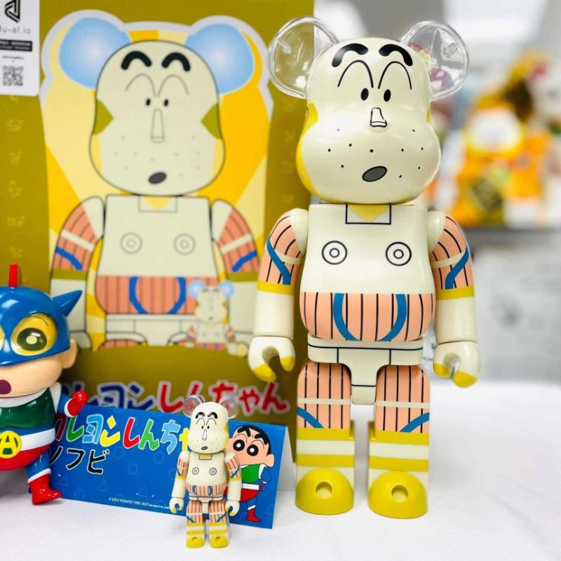 Be@rbrick Nohara Hiroshi พ่อชินจัง 100%+400%