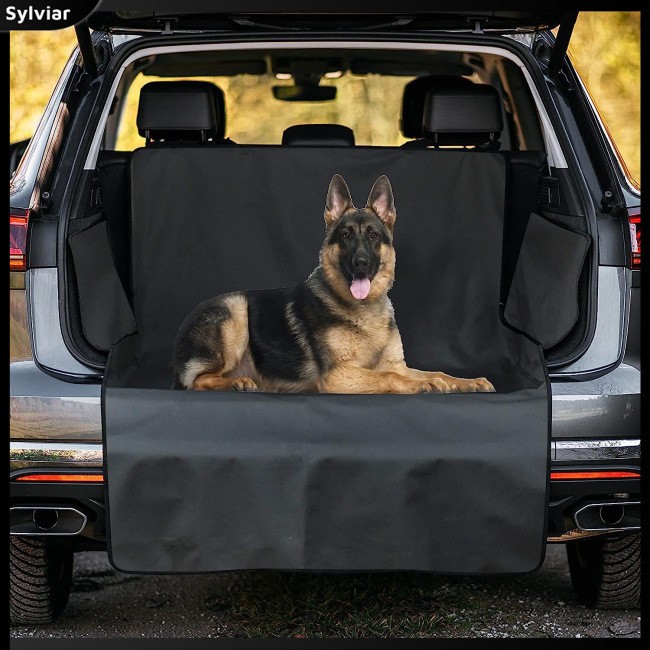 Fin1 แผ่นหนารองเบาะหลังรถยนต์ กันน้ำกันเปื้อนกันรอยเล็บ น้องหมาน้องแมว Pet Dog Cat EV Car Seat Cover SUV 2574 2585 3193