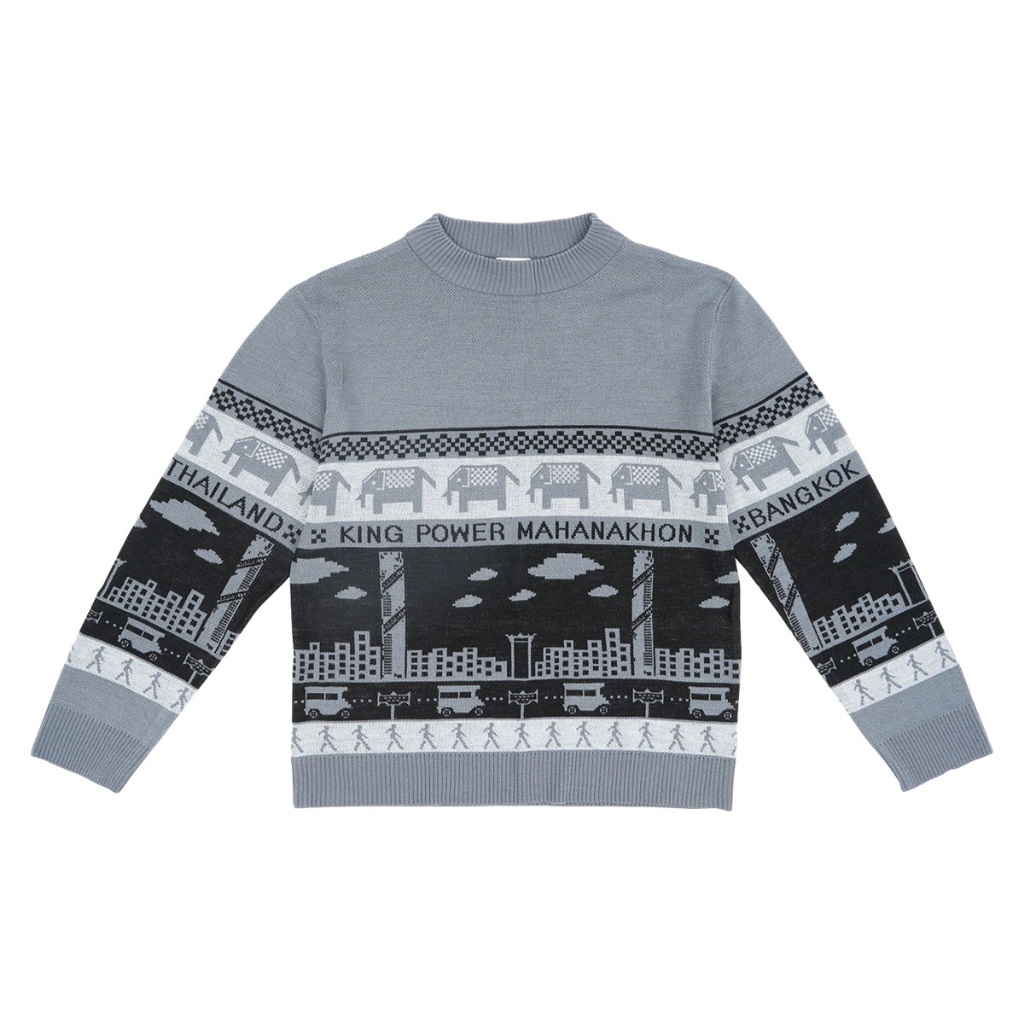 MAHANAKHON SKY WALK Sweater - Black
