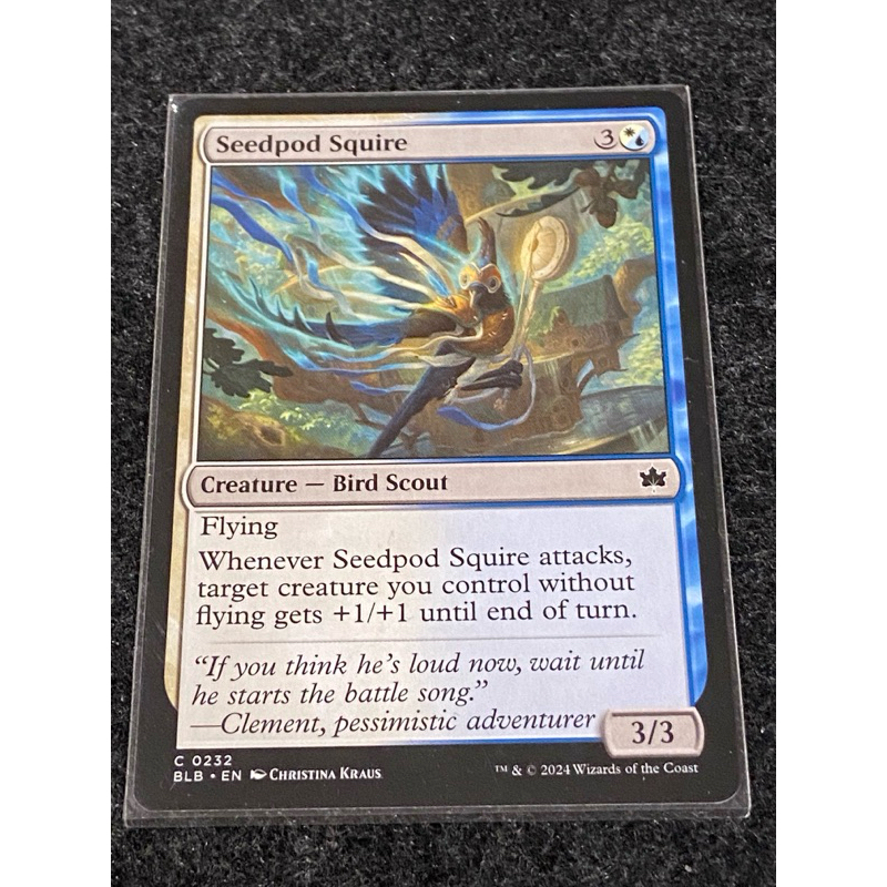 [MTG][BLB] Bloomburrow: Seedpod Squire การ์ดแท้ Magic The Gathering