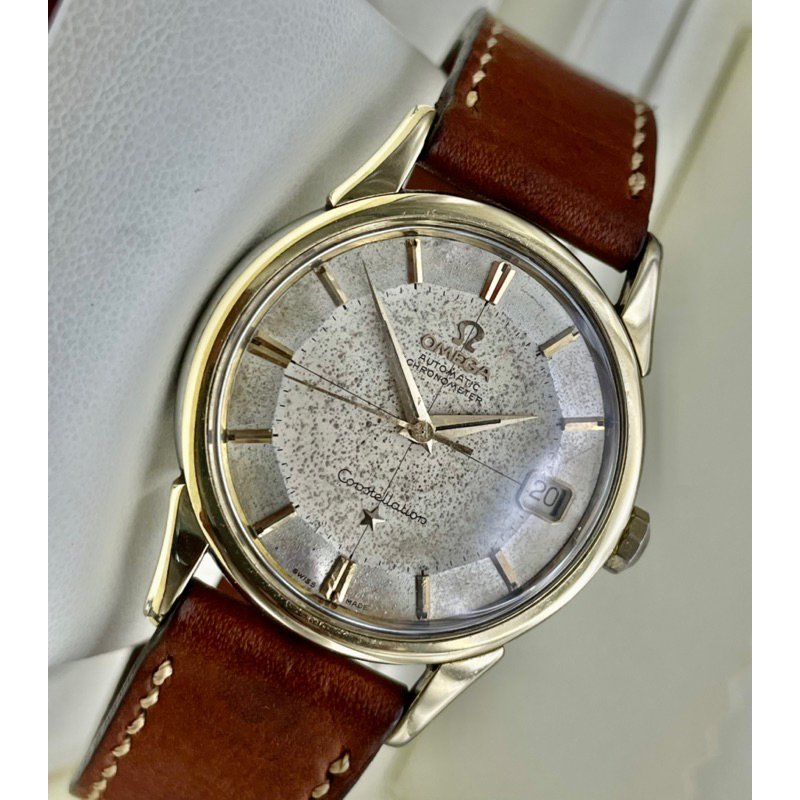 Vintage OMEGA 14393.61 Constellation Cal.561 12 Angle Automatic 14k นาฬิกามือสอง นาฬิกาวินเทจ นาฬิกา