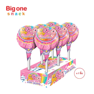 บิสคิโอ ซุปเปอร์ป๊อป อมยิ้มยักษ์ ลูกอมยักษ์ 80ก. Biskio SuperPop Lollipop Fruit Flavor 80g.