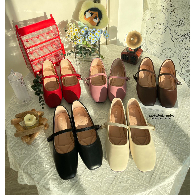 ꒰พร้อมส่ง꒱ รองเท้าคัทชูหนัง ไซส์35-44 | 🪭🫶🏻#รุ่นอลิส พื้นนิ่ม แบบไม่เสริมส้น (สั่งผ่านShopee Video ลด100.-)