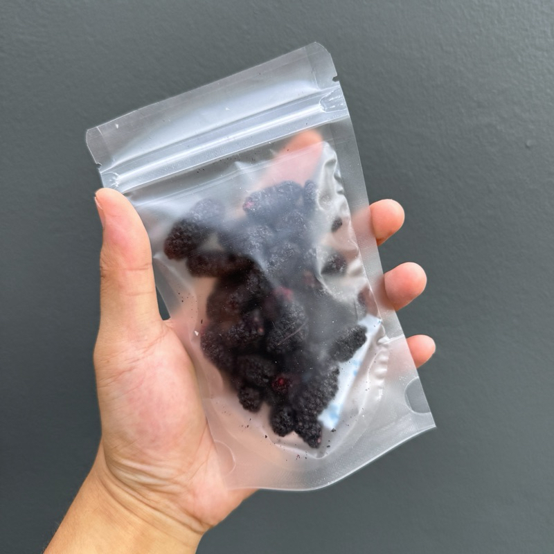 Freeze Dried Mulberry 20g มัลเบอร์รี่ฟรีซดราย ขนมนก ผสมกับอาหาร นกกัดง่าย โดยเฉพาะนกขนาดเล็ก ขนมนกแก้ว อาหารนก