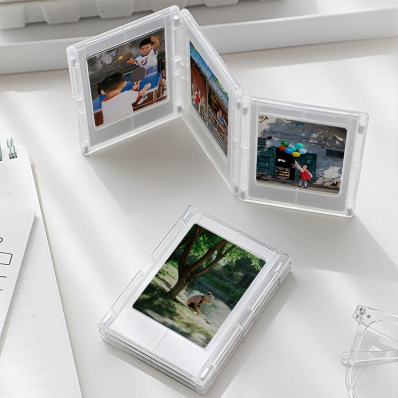 พร้อมส่ง/กรุงเทพ กรอบรูปแม่เหล็กติดตู้เย็น กรอบรูป ฟิล์มโพลารอยด์ หลากสี ฟิล์มinstax mini