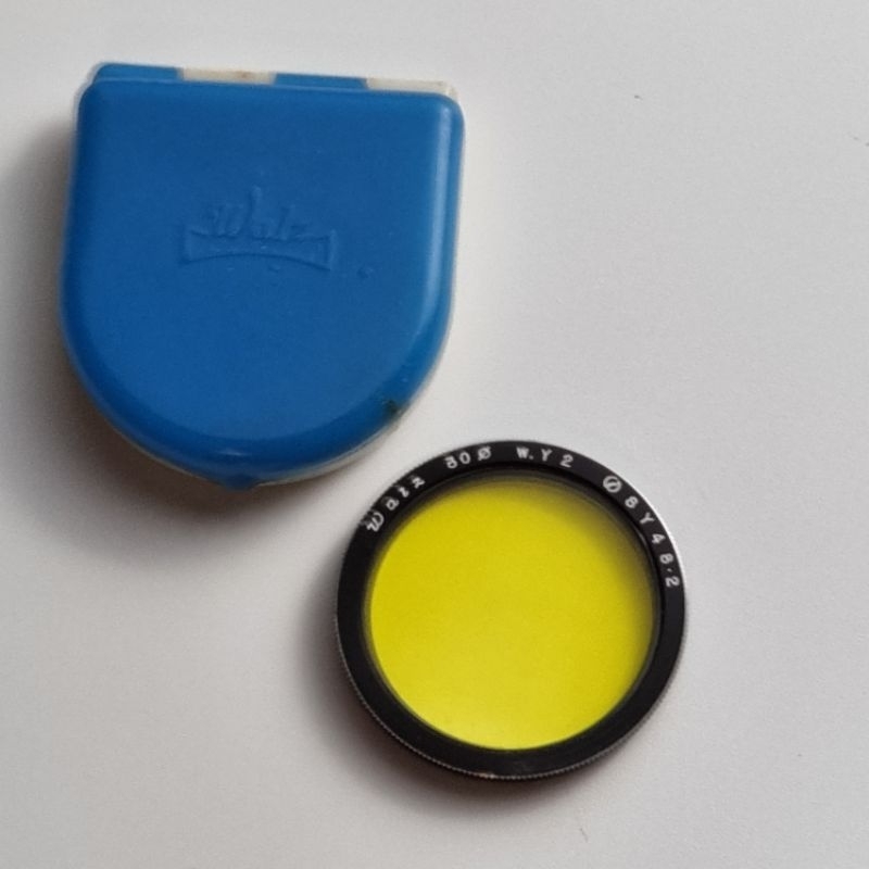 filter TLR camera Walz 30mm w.Y2  8Y48.2 สีเหลืองฟิวเตอร์มือสองสภาพดี มีกล่อง