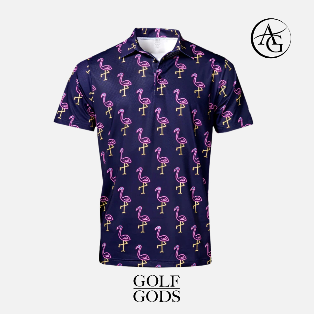 Golf Gods เสื้อโปโลผู้ชาย Dirty Bird Cool Tech Performance