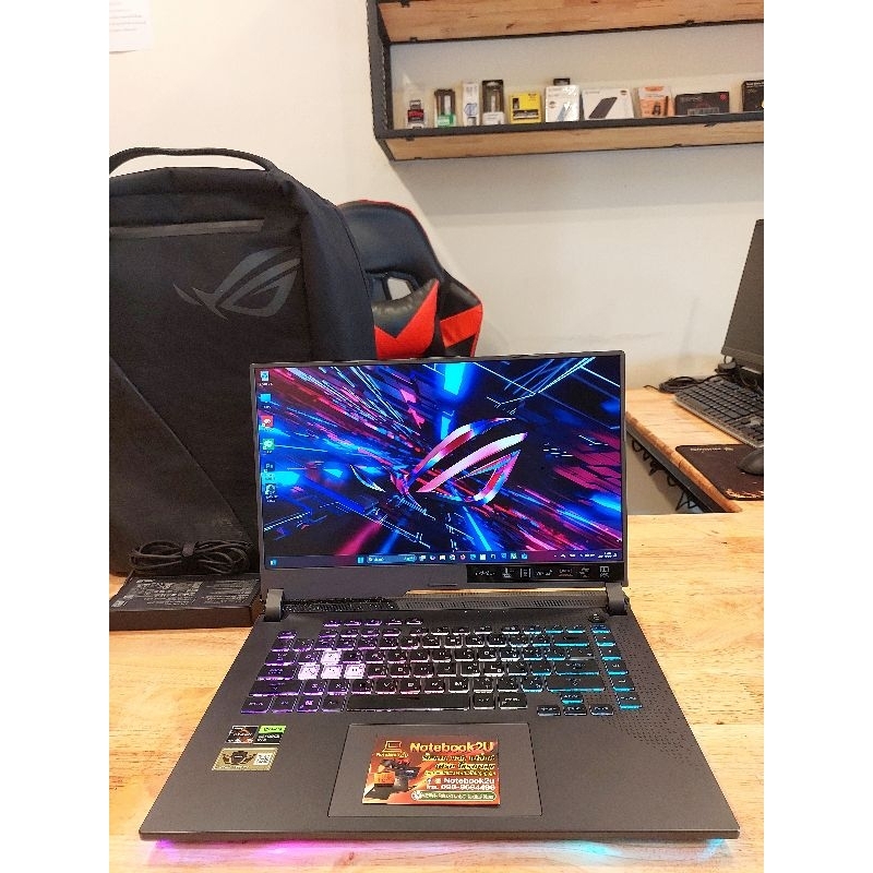 ASUS ROG STRIX G15 G513RC-LP179W (144Hz sRGB100%) R7-6800HS RTX3050 RAM16GB.DDR5 SSD512GB.Gen4 สภาพน