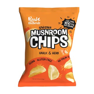 Shitake Mushroom Chip Garlic & Herb ขนมข้าวเกรียบเห็ดหอม