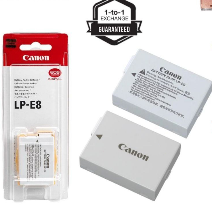 Canon LP-E8 แบตเตอร์รี่กล้อง lp e8 Canon 550D 600D 650D 700D Kiss X4 X5 DS126311 DS126431 DS126271 มือ 1 พร้อมกล่อง