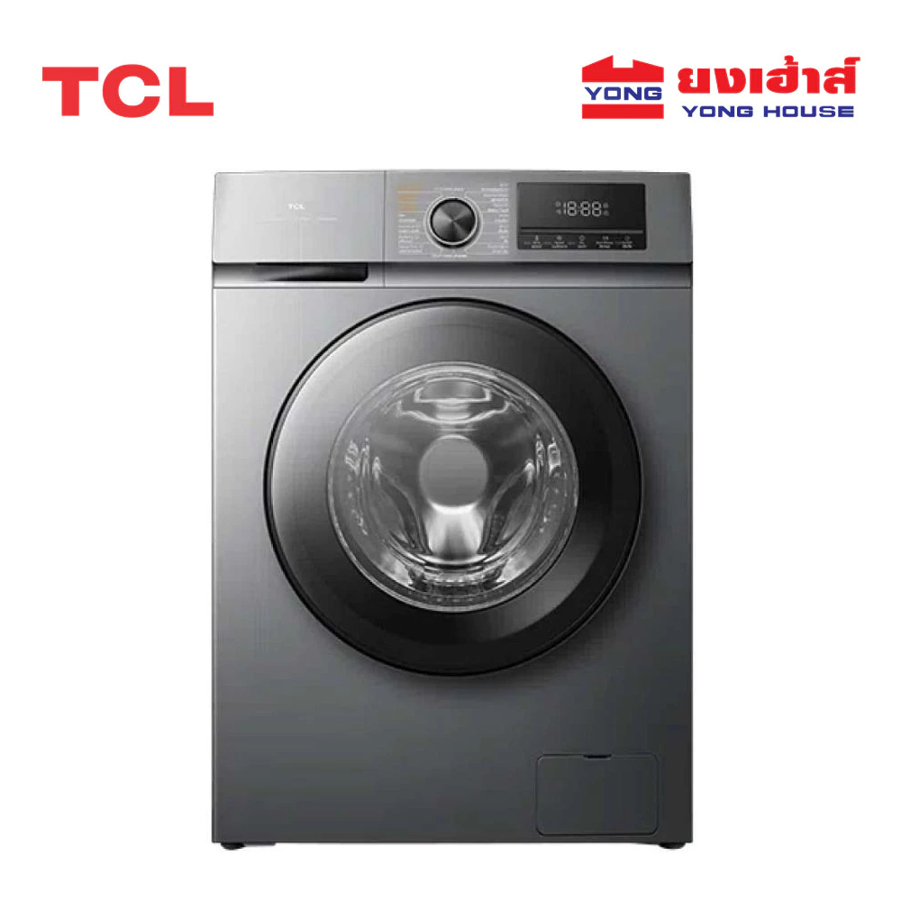 TCL Wash & Dry เครื่องซักอบผ้าฝาหน้า รุ่น WT12EPWDG ซัก 12Kg. อบ 8Kg เครื่องซักผ้า / อบผ้า เครื่องซั
