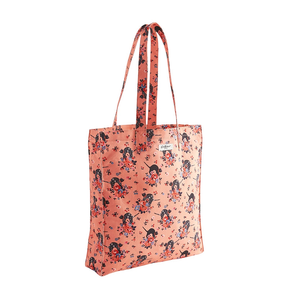 Cath Kidston Large Bookbag Scaredy Cat Orange