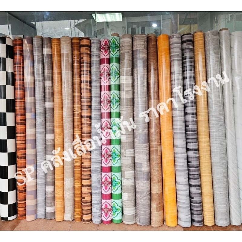 เสื่อน้ำมัน เสื่อน้ำมันปูพื้น (ยกม้วน)ส่งฟรี ยาว27.5เมตร หนา0.5มิล เสื่อน้ำมันหนากลาง เคลือบเงา ไม่ใช่หลังผ้าแบบที่อื่น