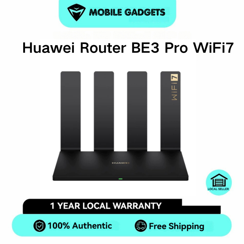 WiFi7 Huawei Router BE3 Pro WiFi7 Router Network Signal Repeater WiFi 7 3600Mbps 2.4GHz/5GHz Huawei 