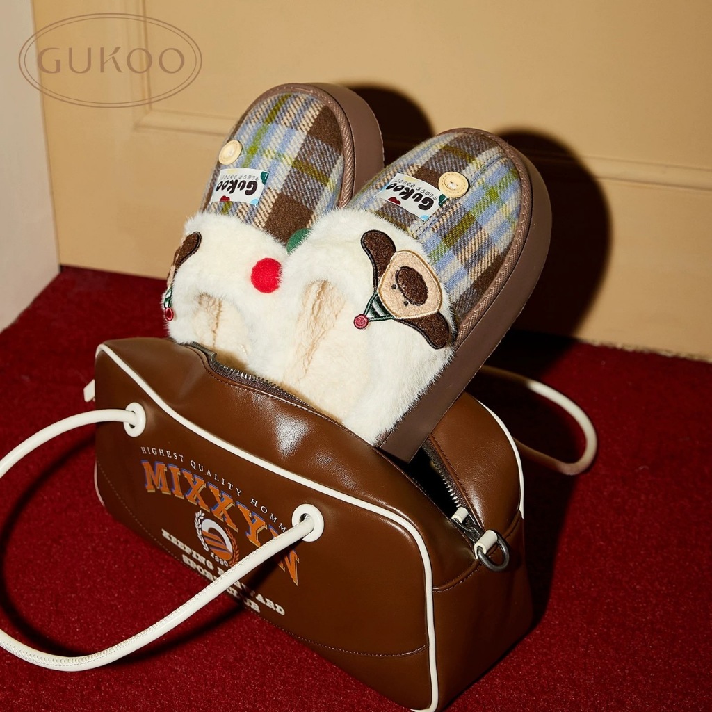 (Preorder) รองเท้าสลิปเปอร์ Little Puppy x Gukoo Slipper