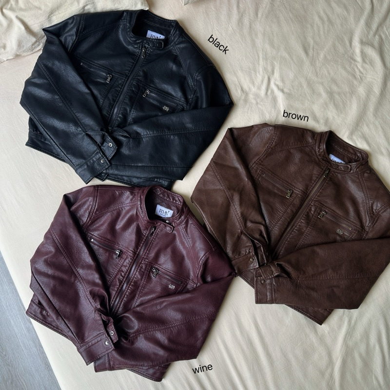 Roomry.n - Rmn Leather jacket แจ็คเก็ตหนัง