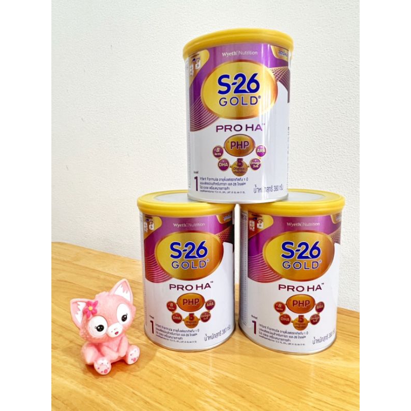 S26 GOLD PRO HA ขนาด 380กรัม โฉมใหม่ สูตร1 สำหรับทารกแรกเกิด - 1 ปี