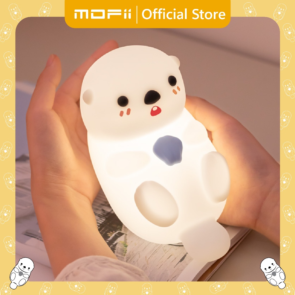 [ของแท้ รับประกันศูนย์ไทย]MOFii โคมไฟ SEA OTTER นากทะเลน้อยสุดน่ารัก ปรับแสงไฟ ชาร์จ ตั้งเวลาได้