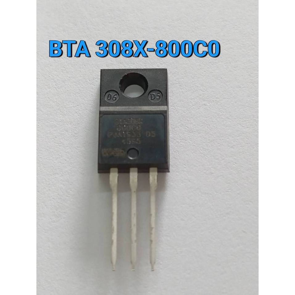 0001322 มอสเฟต BTA 308X-800C0 (TO220F) MOSFET จำนวน 1 ตัว