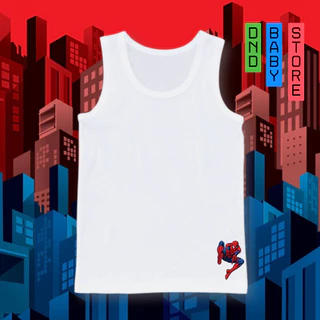 เสื้อกล้ามเด็ก เสื้อซับในลายสไปเดอร์แมน Spiderman ลายสวย ผ้านุ่มใส่สบายซักแล้วไม่ยับ 10-50 กิโล S-3XL #เสื้อกล้าม