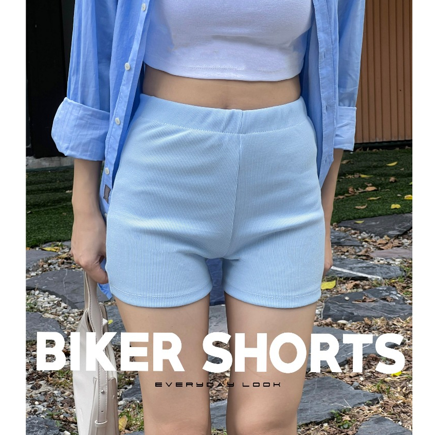 BKS1 BIKER SHORTS รุ่นสั้น สำหรับสาวสูง 160-165 ทำให้ช่วงขาดูยาวขึ้น