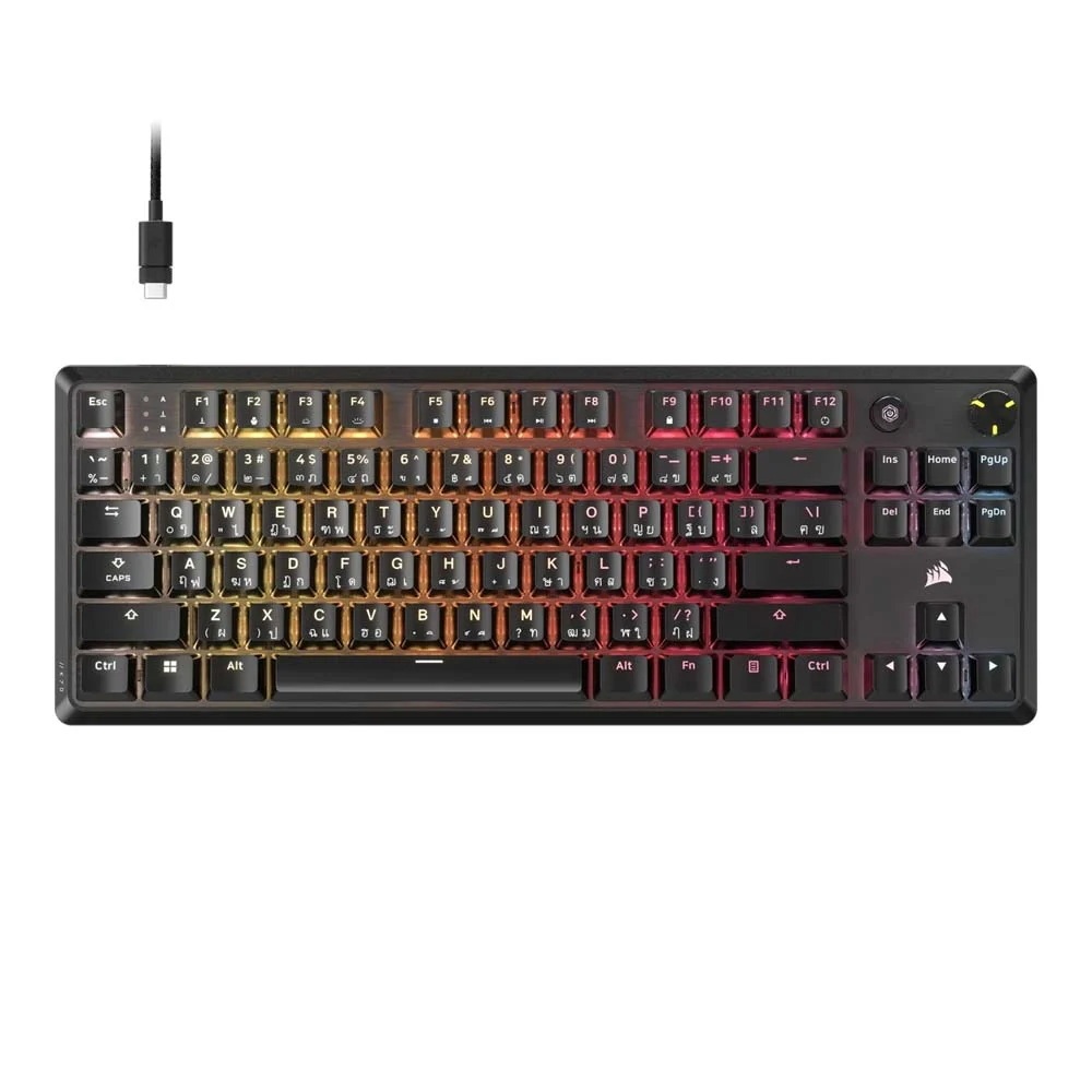 KEYBOARD (คีย์บอร์ด) CORSAIR K70 CORE TKL (MLX RED SWITCH RGB EN/TH) (CH-911911E-TH)