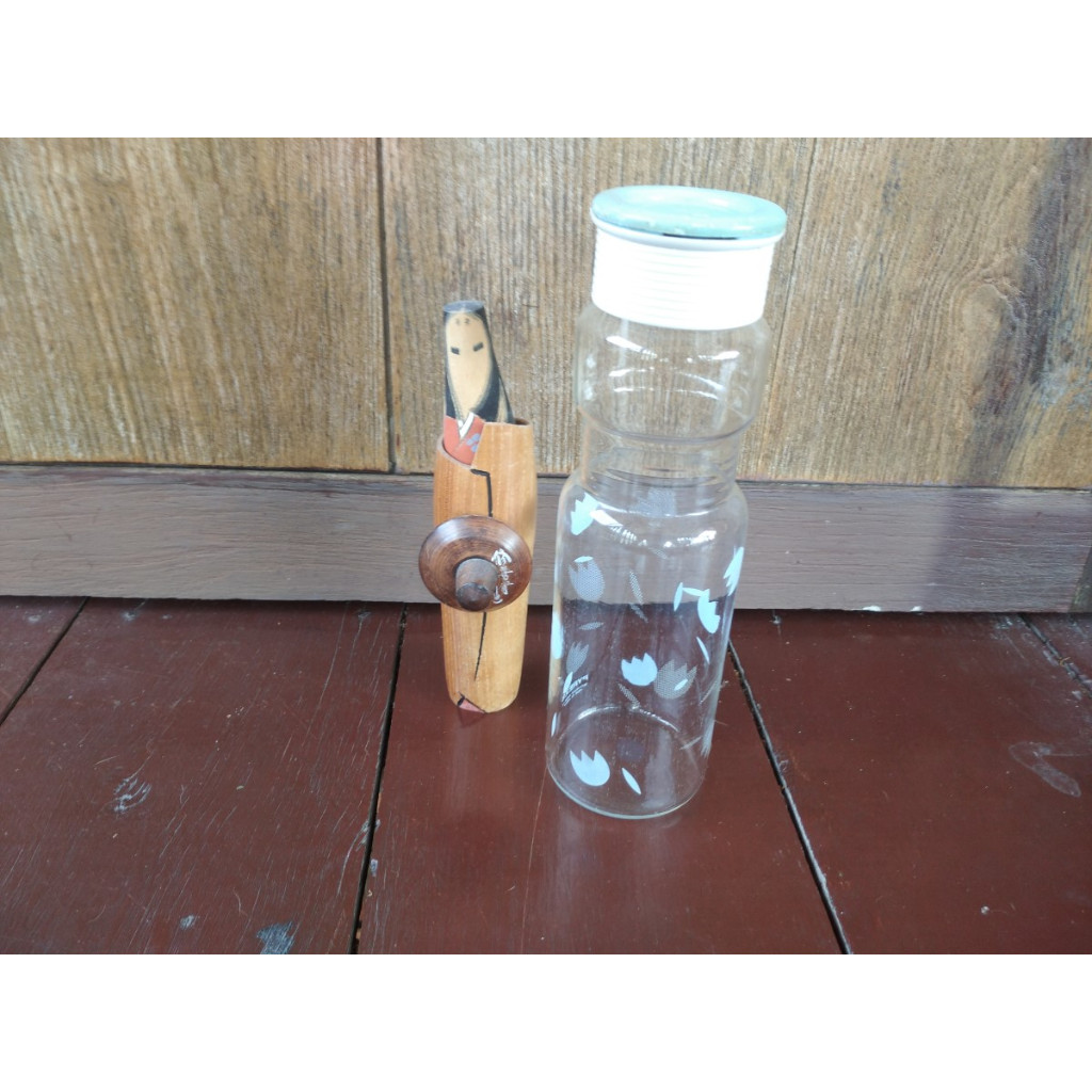 ขวดแก้วใส่น้ำ Pyrex iwaki glass Made in Japan จากญี่ปุ่น