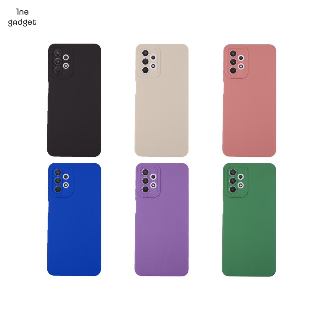 เคส สำหรับ Samsung Galaxy A32 5G เคสซิลิโคนนิ่ม กันกล้อง สีพาสเทล TPU หนา