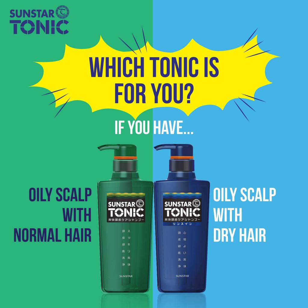 Sunstar Tonic Super Refreshing Scalp Care Shampoo 2in1 460ml