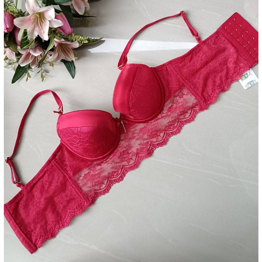 Wacoal Glam WD5053 บราแต่งลูกไม้ ประดับเพชร