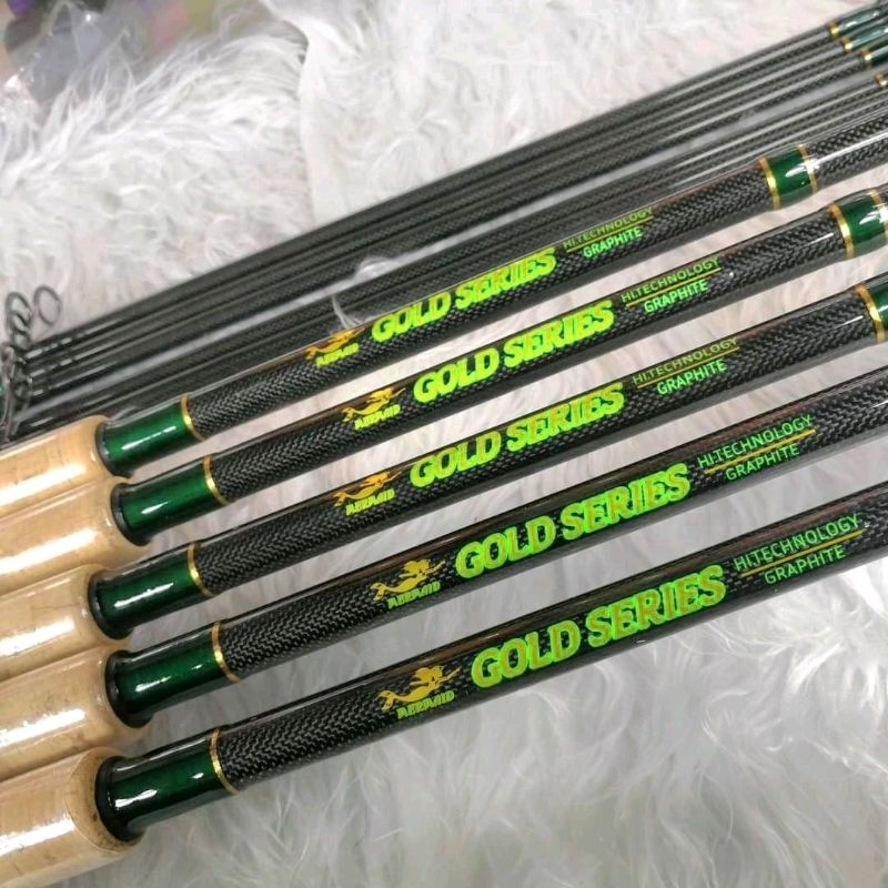 คันเมอเมท โกล์ดซี่รี่ย์MERMAID GOLD SERIES คันสายปลาบ่อ จากค่ายเมอเมท