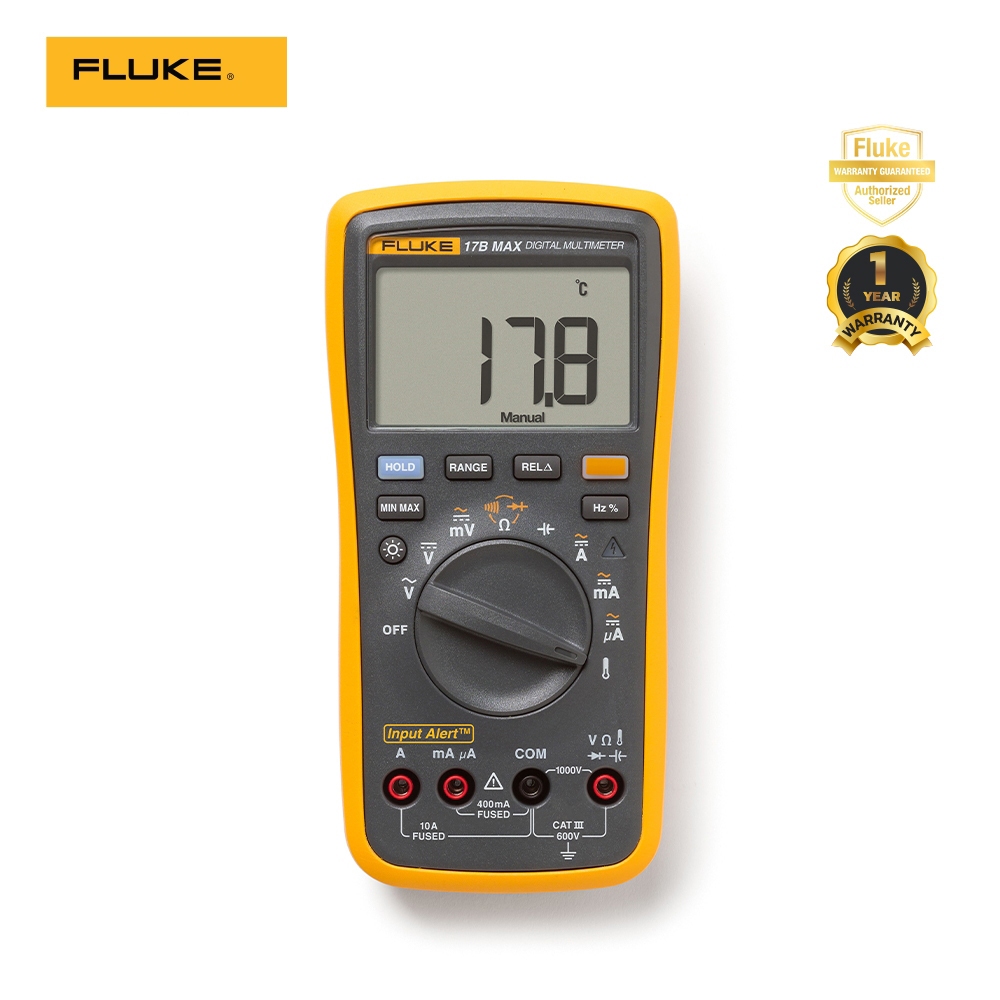ดิจิตอลมัลติมิเตอร์ Fluke 15B MAX / 17B MAX APC