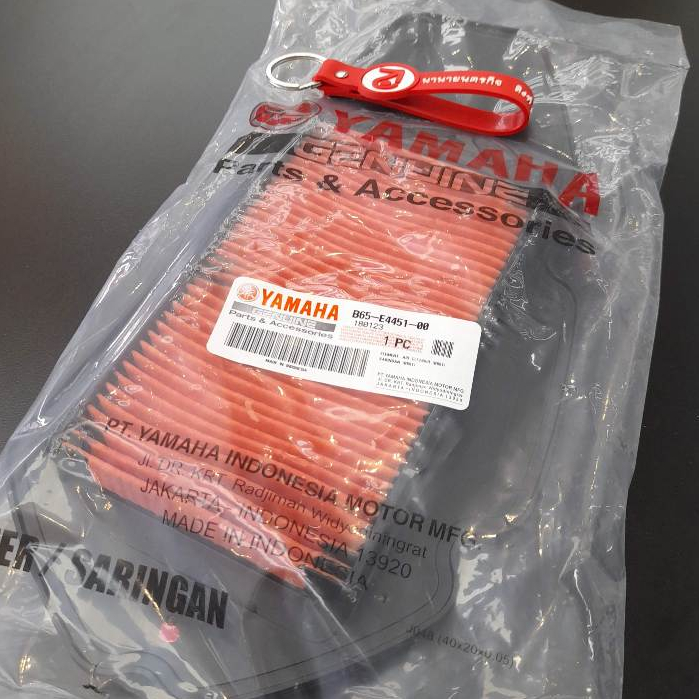 B65E445100 ไส้กรองอากาศ AEROX-155 LEXI-125 Air Filter แท้ YAMAHA B65-E4451-00