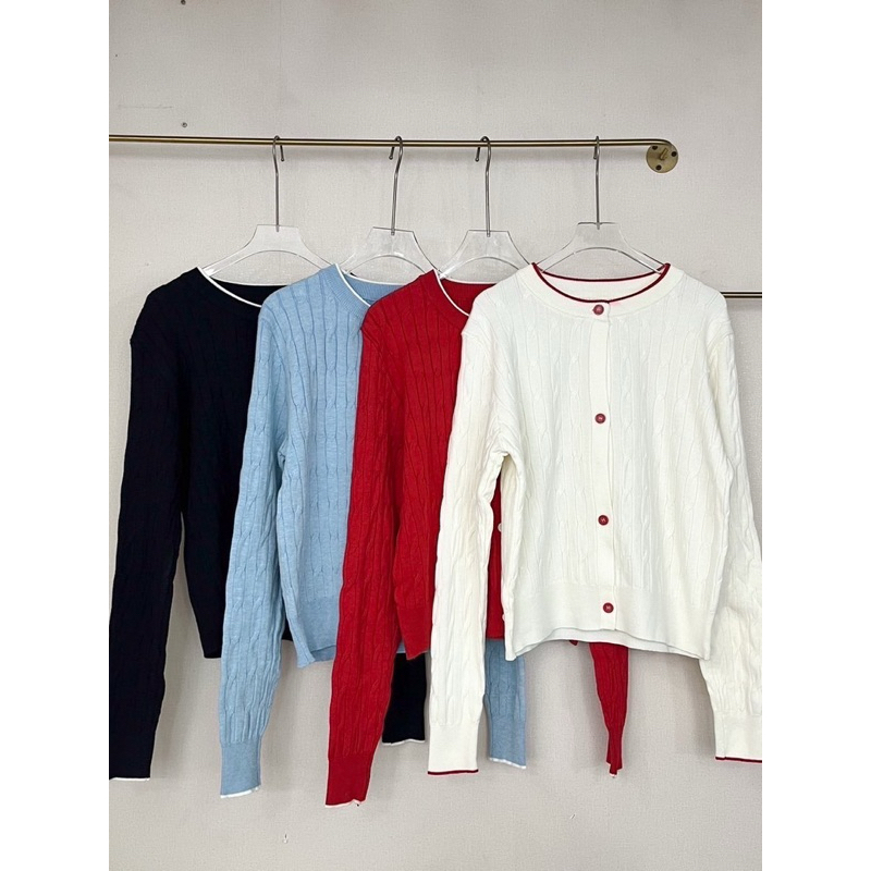 Cardigan ปี 2024 จะไม่เหมือนเดิมอีกต่อไป มีไว้คลุมเก๋ๆก็ชิคแล้ว ชั่วโมงนี้ไม่มีไม่ได้ สายคอนเท้นสีแดงคือที่สุด