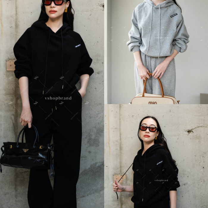 พร้อมส่ง Set เสื้อกันหนาวฮู๊ดปัก ODD ONE OUT อก + กก. ขายาว ขาจั๊ม งานป้าย vshopbrand