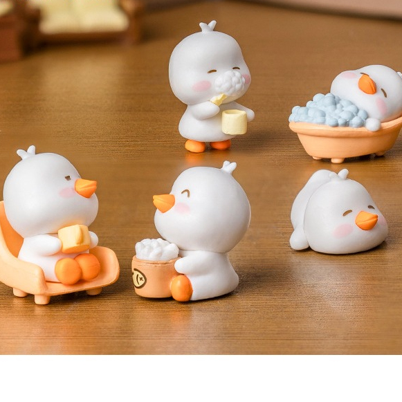 น้องเป็ดแอบน้ำแปรงฟัน (ราคา/1ชุด) ตุ๊กตาแต่งสวน จัดสวนถาด โมเดล ตกแต่งบ้าน ของสะสม พร็อพถ่ายรูป