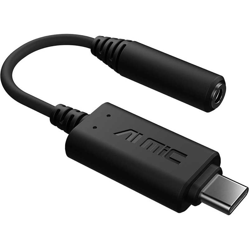 ASUS AI Noise-Canceling Mic Adapter สินค้าเป็นของใหม่ค้างสต๊อกยังไม่เคยแกะกล่องสภาพ 100% พร้อมส่งครับ