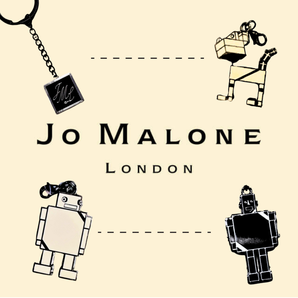 Jo Malone Keychain / Pendant พวงกุญแจ ป้ายโลหะ จากโจมาโลน ของแท้