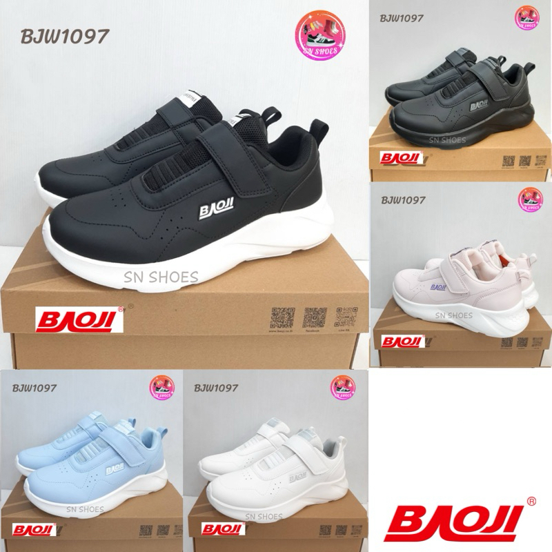 รองเท้าผ้าใบบาโอจิ BAOJI เเท้100% BJW 1097 รองเท้าผ้าใบผู้หญิง ไซร้ 37-41