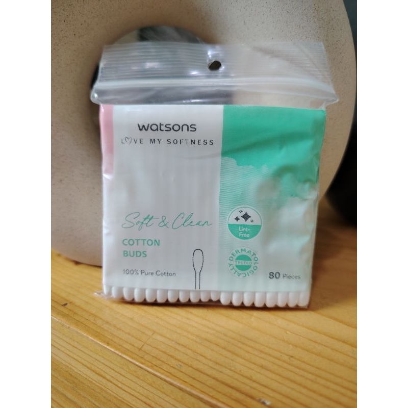 Watsons​ Cotton​ Buds สำลีก้าน​ (80ก้าน)