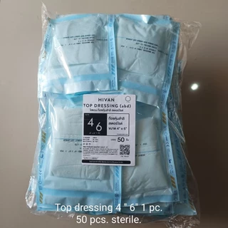 Hivan Top dressing ไฮแวน ก๊อซหุ้มสำลี และไม่หุ้ม 50 ชิ้น ก๊อซเดรส ซิ่งท็อปเดรสซิ่ง